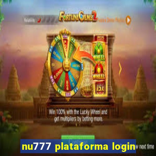 nu777 plataforma login